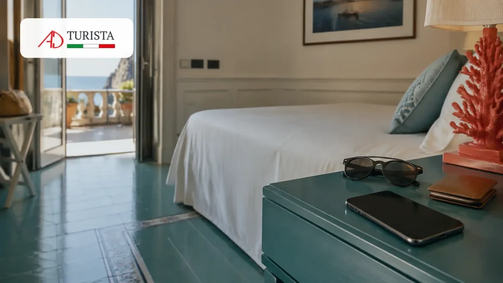 Oggetto personale dimenticato in una camera d’hotel