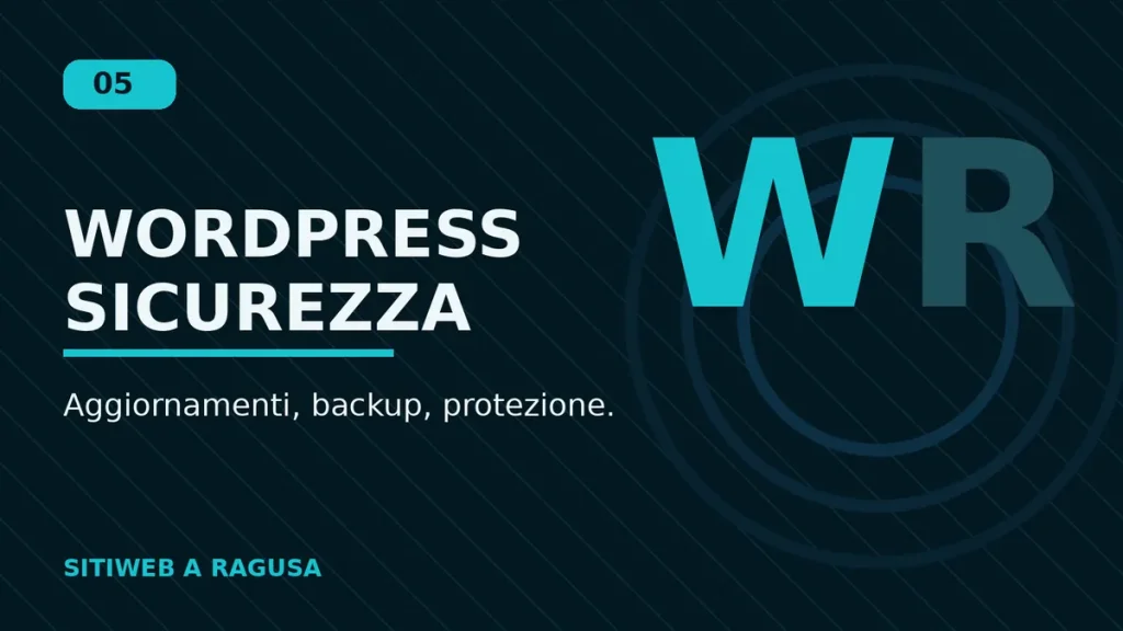 Manutenzione WordPress con backup e sicurezza del sito